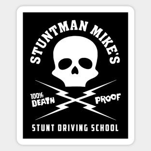 Stuntman M. - Stunt Driving School Magnet